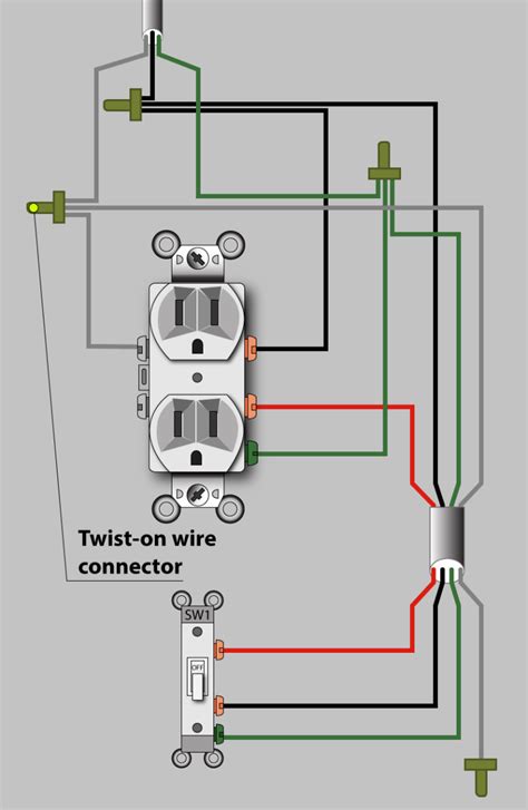 wiring switches from outlet